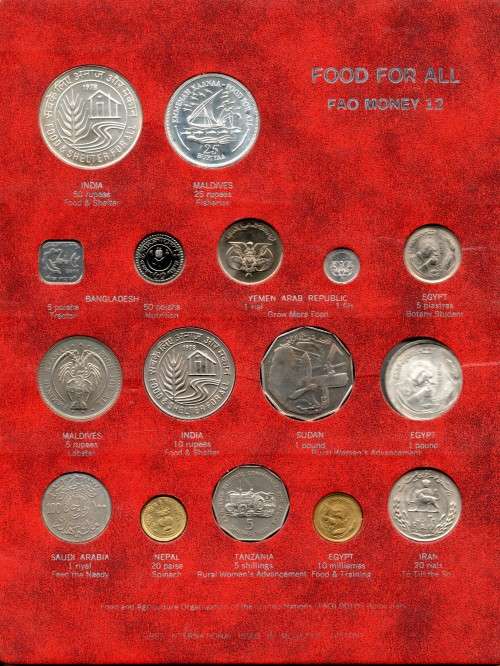 United Nations FAO Money Set 12