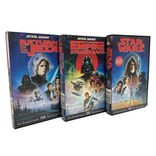 Star Wars VHS Lot: A New Home, Return of the Jedi, The Empire Strikes Back- VHS
