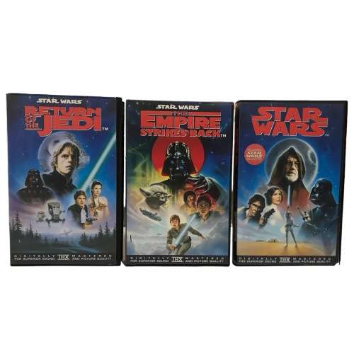 Star Wars VHS Lot: A New Home, Return of the Jedi, The Empire Strikes Back- VHS
