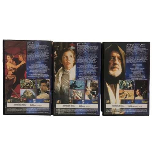 Star Wars VHS Lot: A New Home, Return of the Jedi, The Empire Strikes Back- VHS