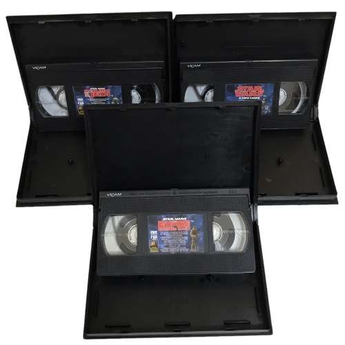 Star Wars VHS Lot: A New Home, Return of the Jedi, The Empire Strikes Back- VHS