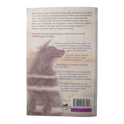 1999 Harry Potter And The Prisoner Of Azkaban by J. K. Rowling Softcover