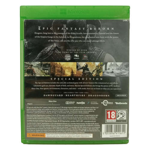 The Elder Scrolls V - Skyrim Special Edition Xbox One