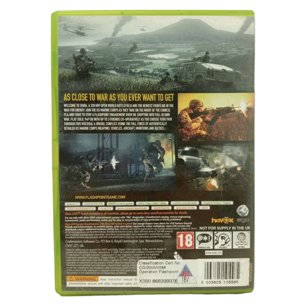 Flashpoint - Dragon Rising Xbox 360