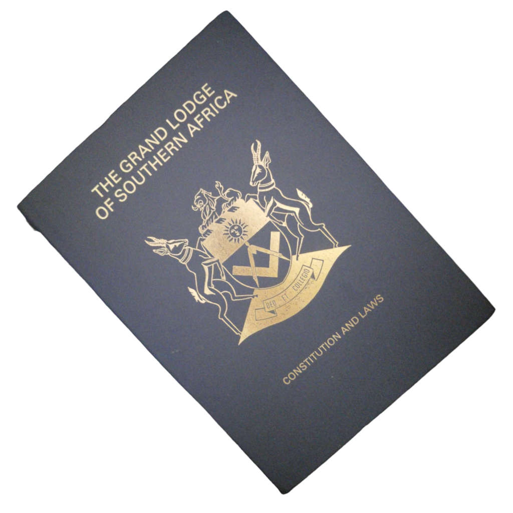 1978 The Grand Lodge Of Southern Africa- Consitution And Laws Hardcover w/o Dustjacket