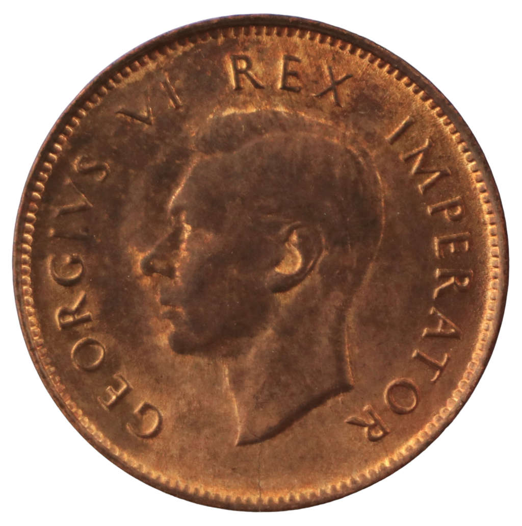 1944 South Africa 1/4 Penny
