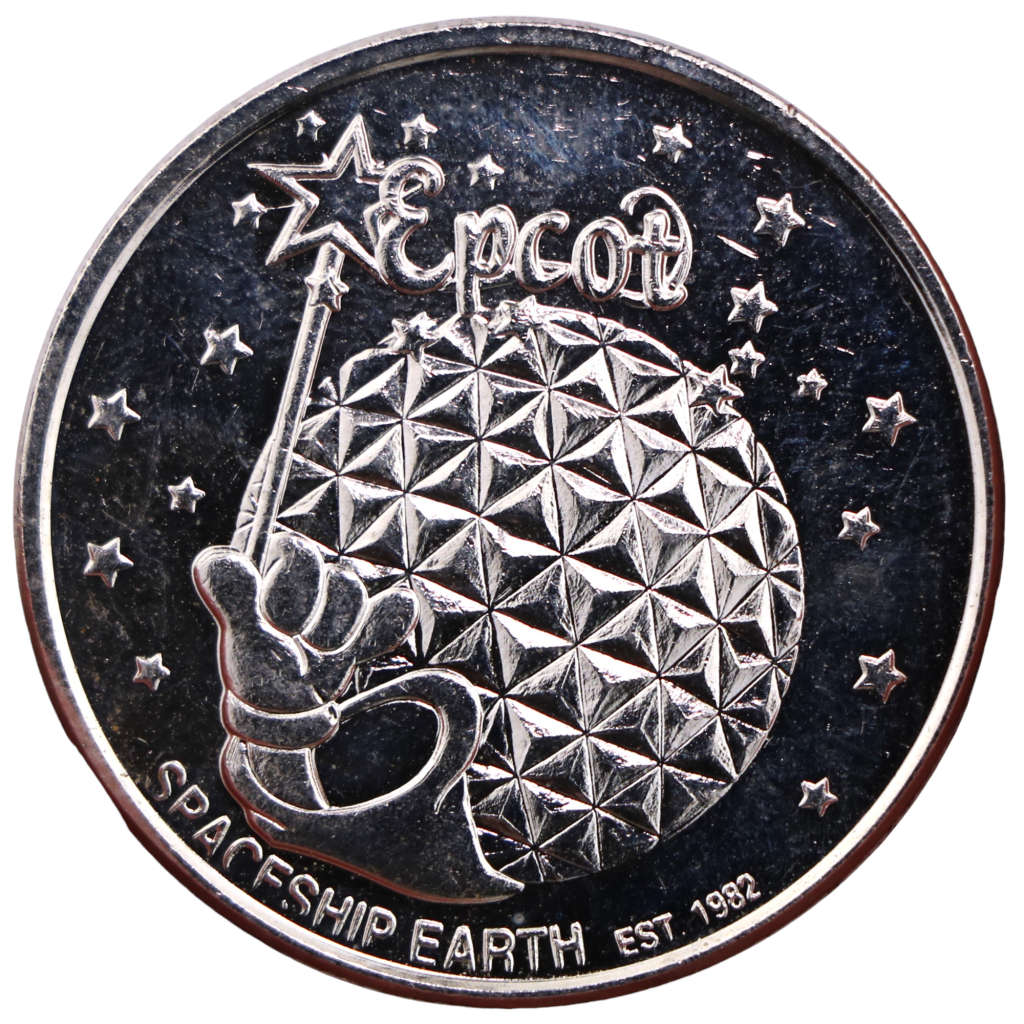 1982 Walt Disney World Theme Park Epcot, Spaceship Earth Token