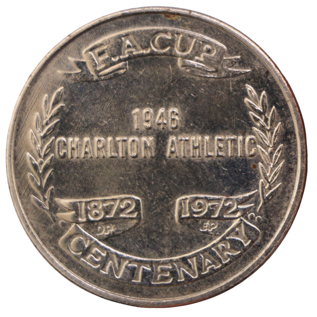 1972 United Kingdom 100 year F.A. Cup Centenary Derby County Advertising Token