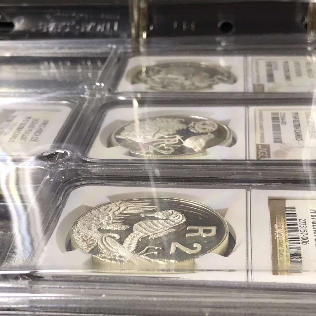 Graded Coin Albums, 5 Leuchtturm Pages each, Holds 45 x Graded NGC/PCGS coins