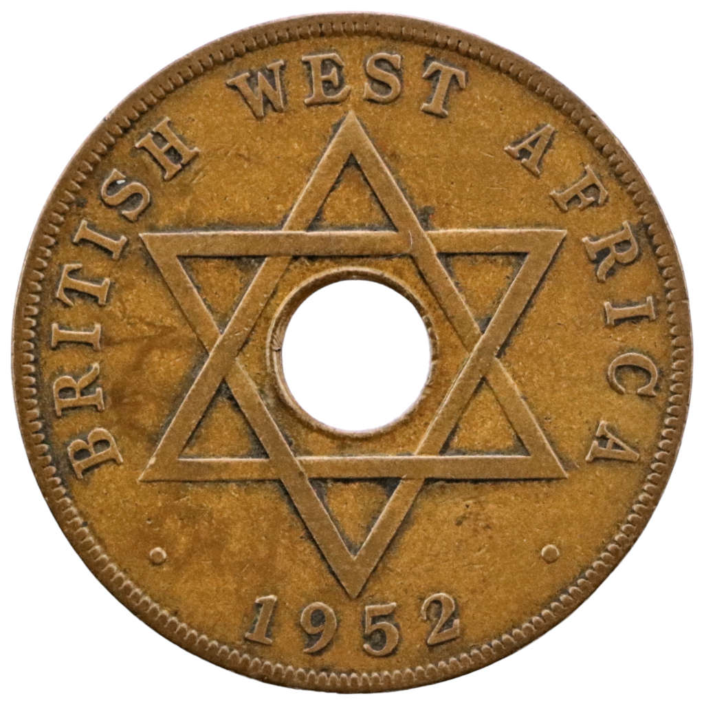 1952 British West Africa 1 Penny KM#30a