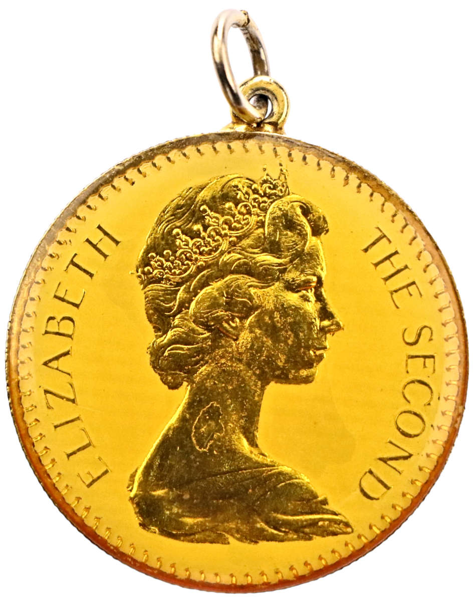 1964 Rhodesia Enameled 2½ Shillings/25 Cents KM#4