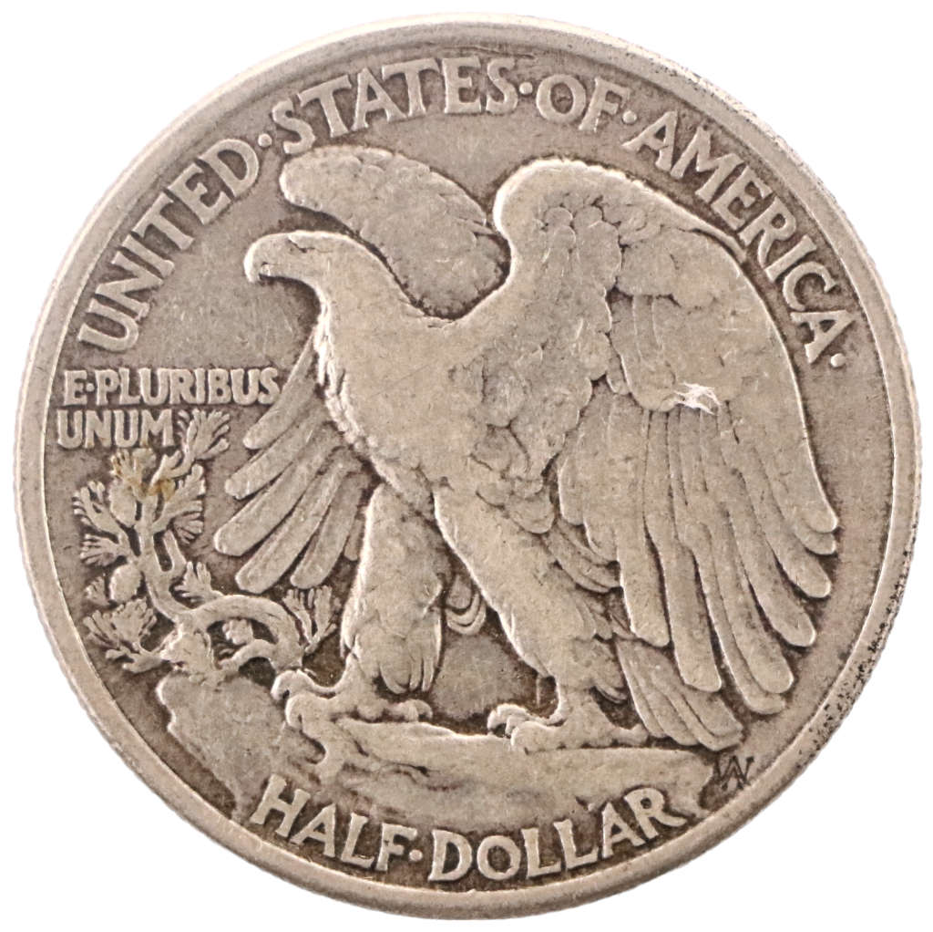 1943-P United States Walking Liberty Half Dollar .900 Silver KM#142