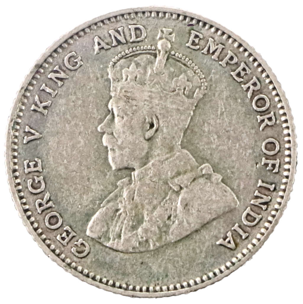 1927 Straits Settlements (British Malaysia) 10 Cent .600 Silver KM#29b