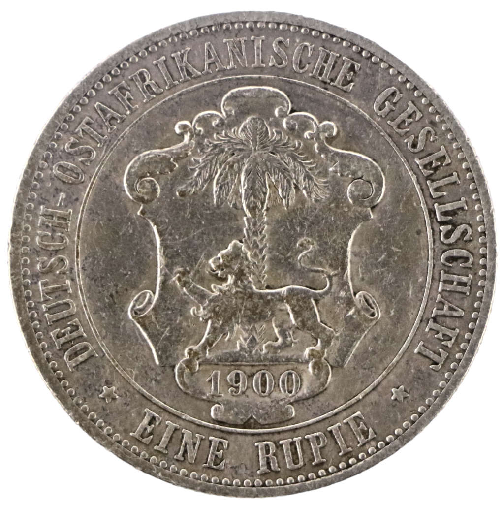 1900 German East Africa 1 Rupee 209k Minted KM#2