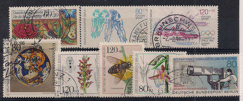 West Berlin - 8 used 1984/1985. As per scan