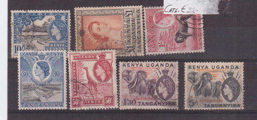 Kenya -Uganda- Tanganyika - 1954 used as per scan