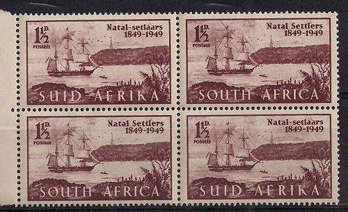 SA variety SACC 126B. Mast Variety 1949 unmounted mint