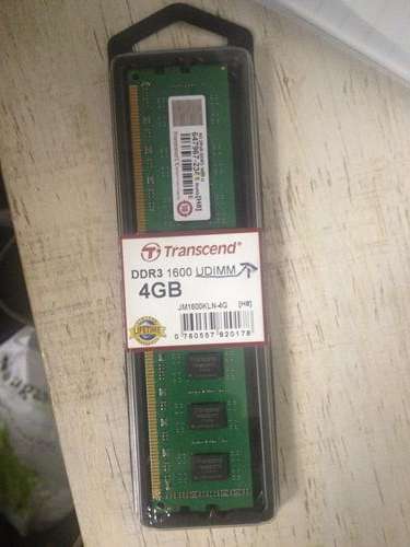 Transcend 4GB DDR3 1600Mhz Ram Module