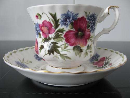 Royal Albert Flower of the Month Series -  August Tea Duo