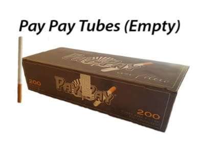 Cigarette Pay Pay Tubes