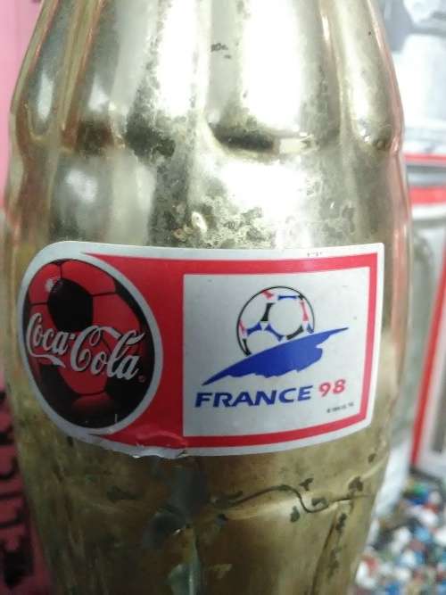 COCA COLA GOLD BOTTEL - FRANCE '98 - COLLECTABLE ITEM !!