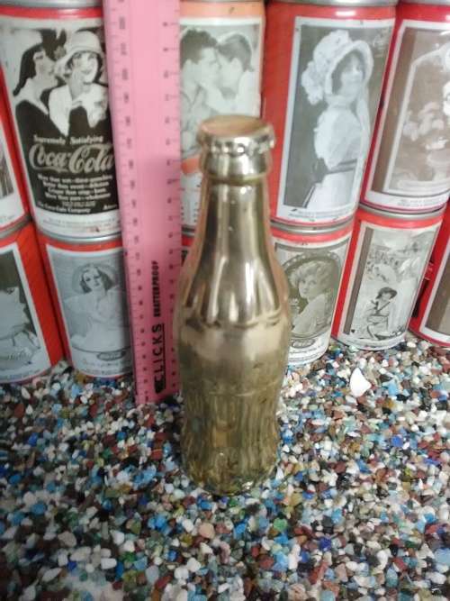 COCA COLA GOLD BOTTEL - FRANCE '98 - COLLECTABLE ITEM !!