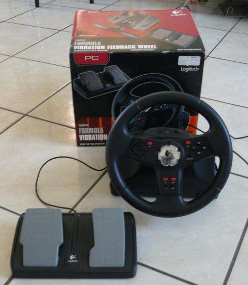 PC racing sterring wheel (LOGITECH)