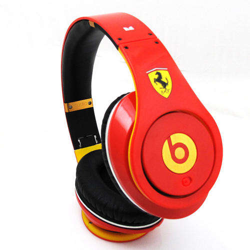 Beats by Dr. Dre - Ferrari Red Limited Edition  Monster High Def, Noise-Canceling Headphones