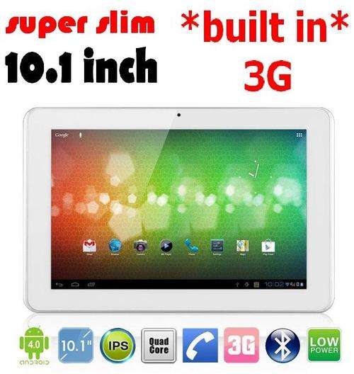 **Super Slim** 10.1 inch Internal 3G, Sanei N10 dual core Phone TAB* Android 4.05, Full HD, 1GB DDR3