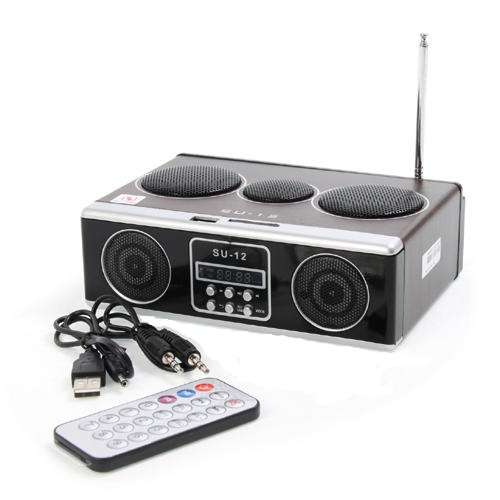 ***HOLIDAY SPECIAL** Powerful 4 Speaker Media Music Player, with Fm Tuner, Mp3, Usb, Mmc,Sd, Aux in.