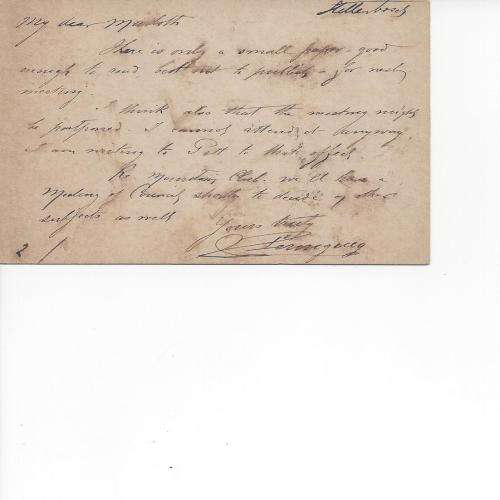 1894 COGH HALF PENNY PS POSTCARD CANCELLED STELLENBOSCH JA/25/94