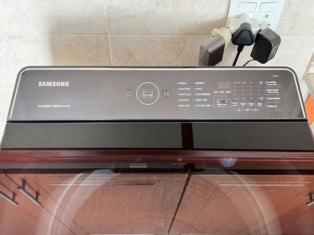 2-month old Samsung 13Kg Top Loader Washing Machine Digital Inverter Technology