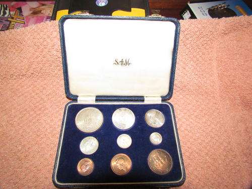 1952 proof set in origeonal SA mint box