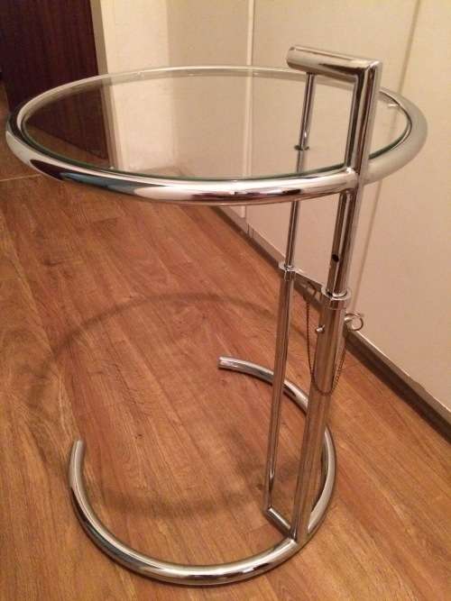 Metal and Glass side table