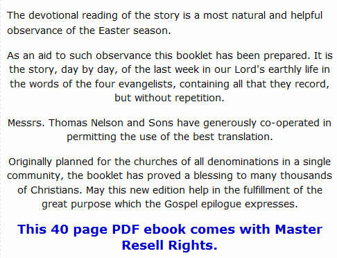 His Last Week e-book