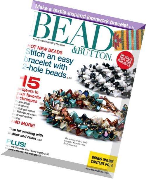 Bead-Button-August-2014 MAGAZINE EBOOK