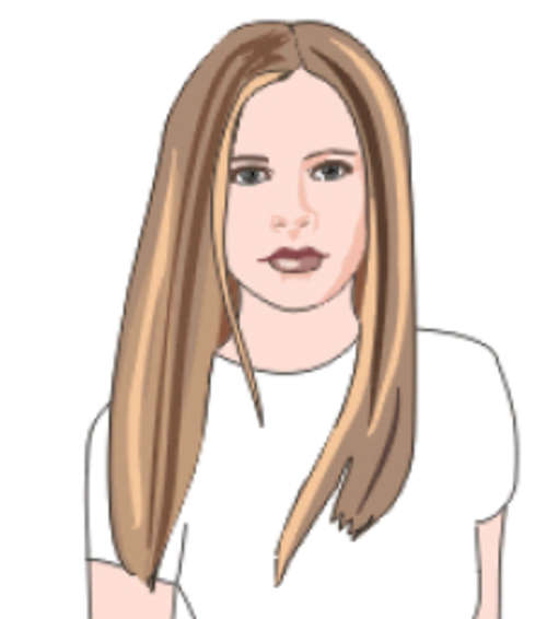 Avril Lavign Paper Doll Printable EBOOK