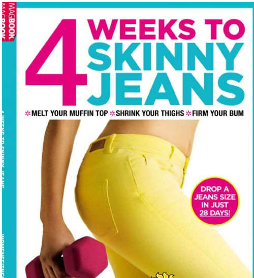 Womens Fitness 4 Weeks to Skinny Jeans 2014 MAGAZINE  EBOOK