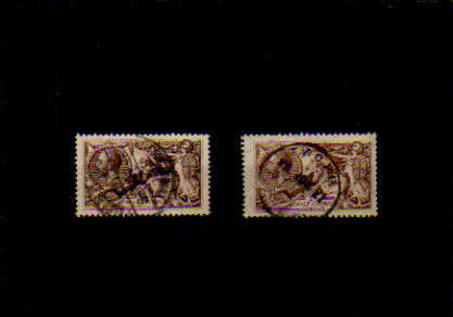 GB.KGV.1913-19.SEAHORSES.2/6.FINE USED.AS PER SCAN.CAT R2000