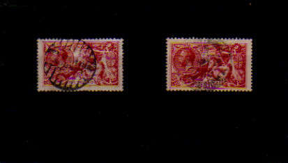 GB.KGV.1902-13.FINE USED.5/-RED.SEA HORSES.AS PER SCAN.CAT R780