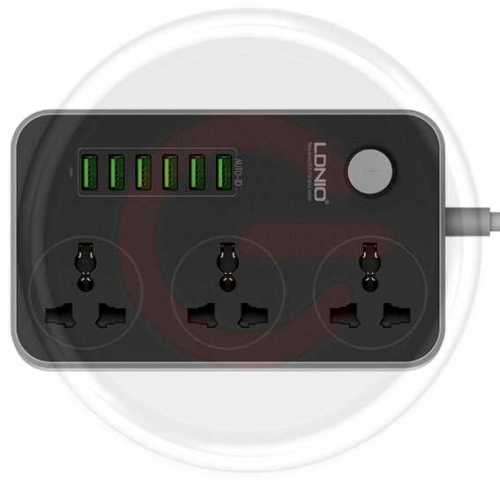 Ldnio 6 Port USB - 3 Sockets