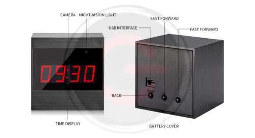 Wifi Remote Network Clock Spy Camera