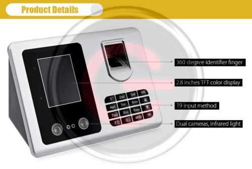 Danmini Finger Print Clock-in and Face Detection System