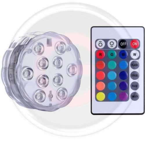 Submersible LED LIGHT With Remote Control RGB