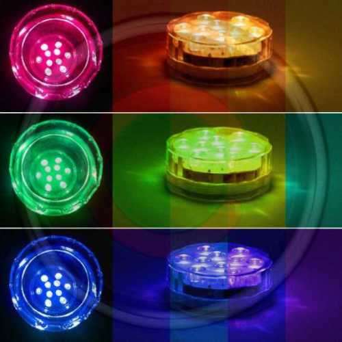 Submersible LED LIGHT With Remote Control RGB