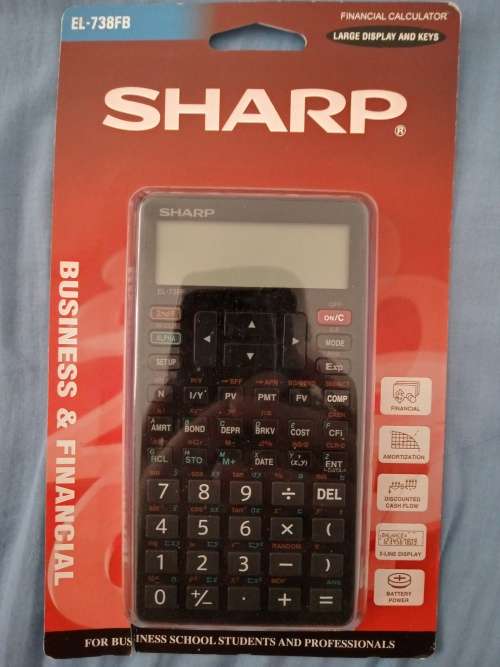 Sharp EL-738FB financial calculator