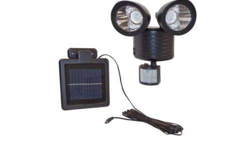 Twin Head Solar LED security Motion light
