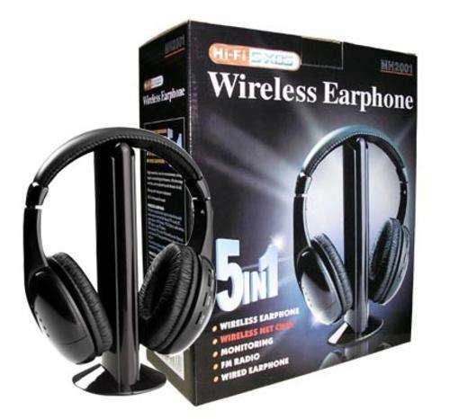 Wireless 5 in 1 Headphones