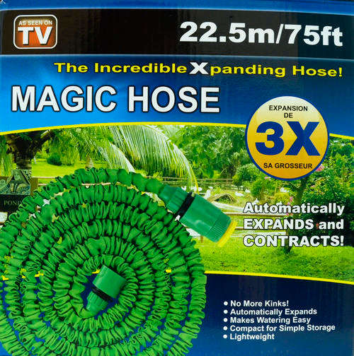 Magic Hose, 75ft, 22.5m Expandable Garden Hose
