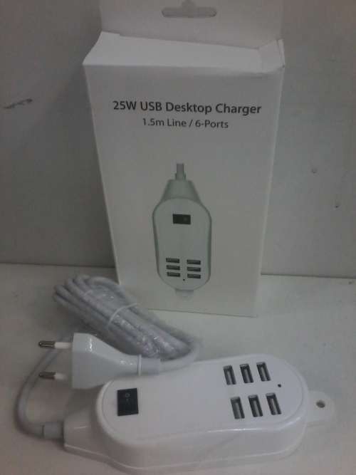 6 Port USB Universal Power Socket